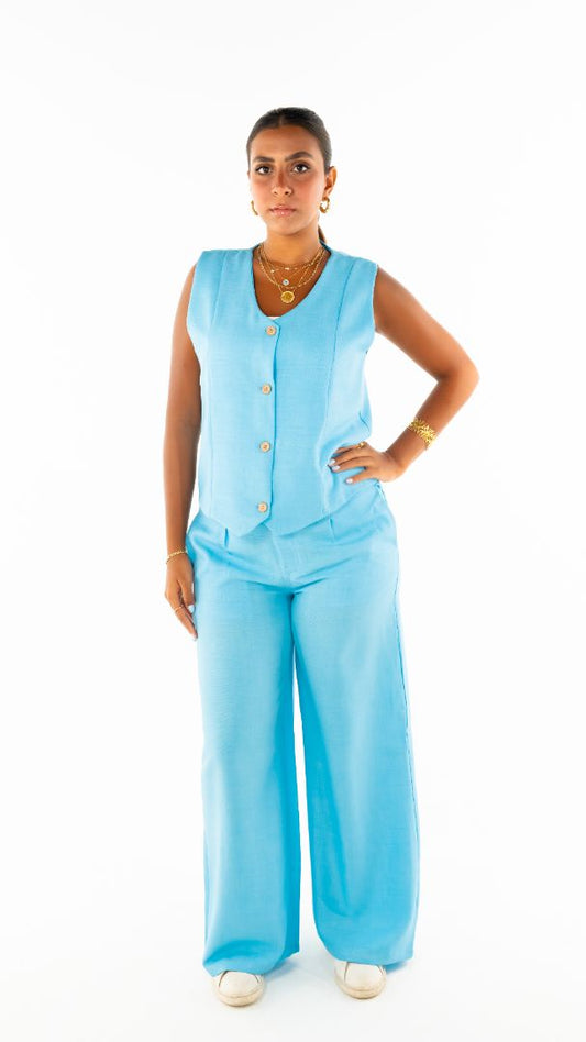 Linen Pant - Wide Leg